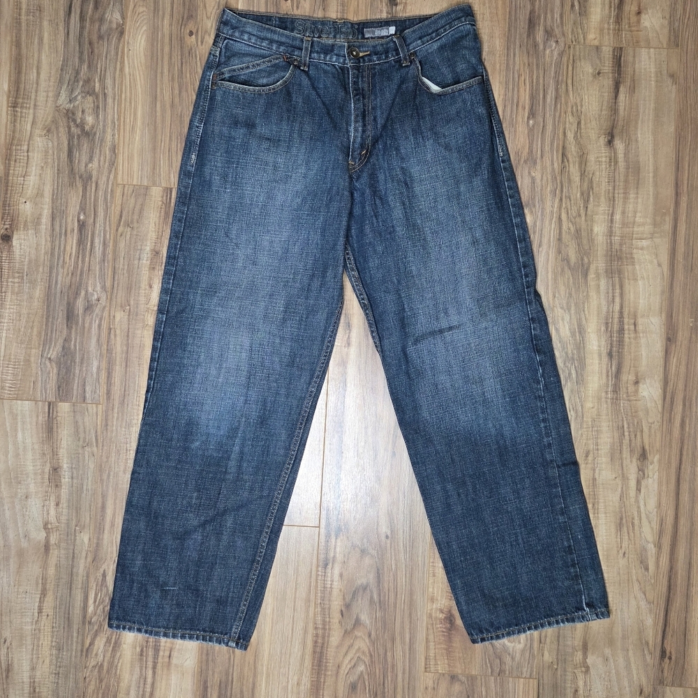 Levi's Baggy Silver Tab Jeans Streetwear Skater Blokecore 36 X 34